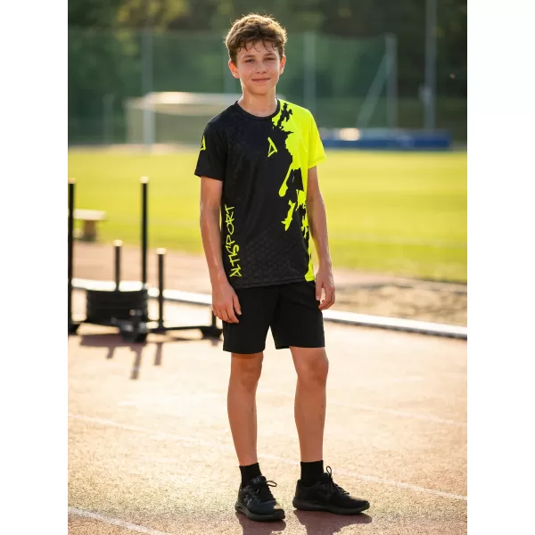  Premium funcțional pentru copii ALTISPORT VOJ/ALM112TR01 GALBEN-FLUX NEGRU 