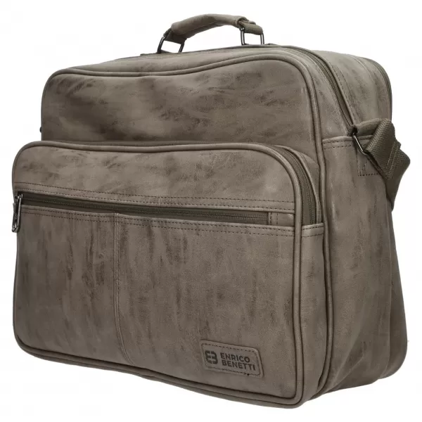  Sac ENRICO BENETTI ROTTERDAM 15 NOTEBOOK BAG 20 L TAUP MEDIU 