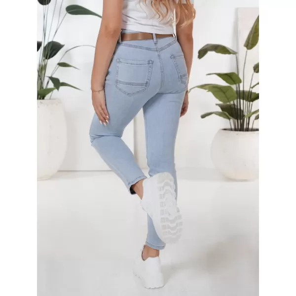  Pantalonii pentru doamne DSTREET UY2679 ALBASTRU 