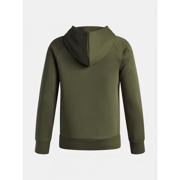  Hanorac pentru băiat UNDER ARMOUR UA RIVAL FLEECE BL HOODIE 1379791-390 VERDE 