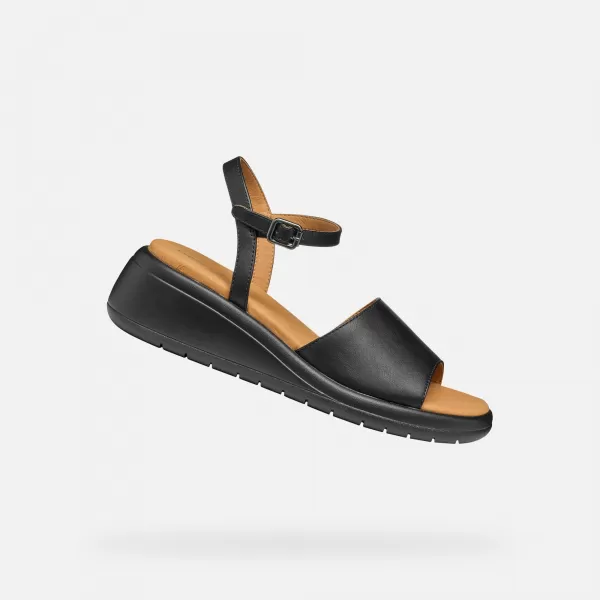  Sandale de dama GEOX MELICONIA NEGRU 