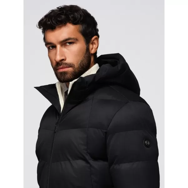  Palton pentru bărbați OMBRE OM-JALJ-0264 NEGRU 