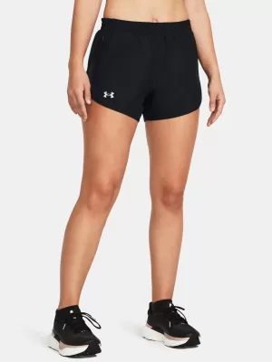 Pantaloni scurți de damă UNDER ARMOUR UA FLY BY 3'' SHORTS 1382438-001 NEGRU