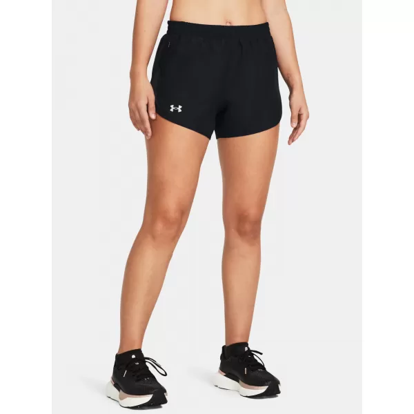  Pantaloni scurți de damă UNDER ARMOUR UA FLY BY 3'' SHORTS 1382438-001 NEGRU 