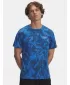 Tricou pentru bărbați UNDER ARMOUR UA LAUNCH PRINTED SS ALBASTRU
