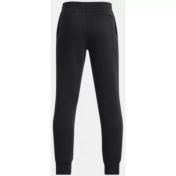  Pantaloni de trening pentru băieți UNDER ARMOUR UA RIVAL FLEECE JOGGERS 1379787-001 NEGRU 