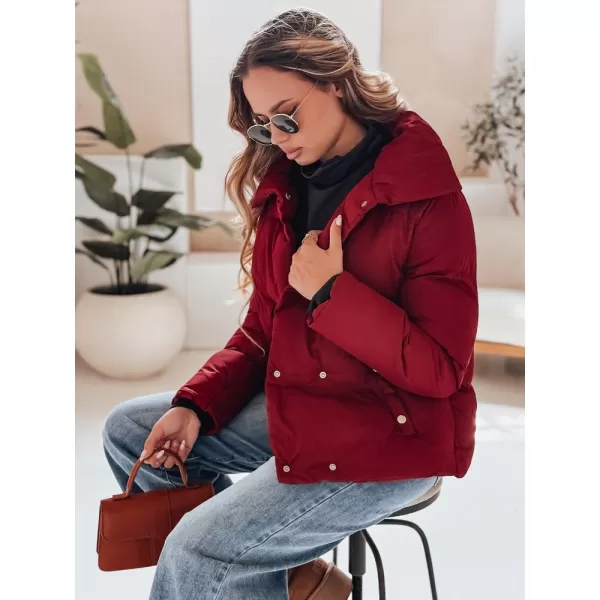  Geacă pentru doamne DSTREET TY4957 CLARET 