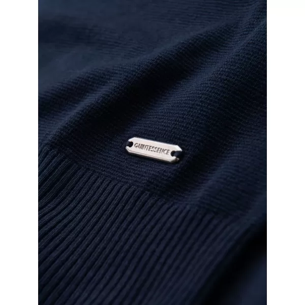  Tricou pentru bărbați OMBRE OM-TSCT-0252 ALBASTRU MARIN 