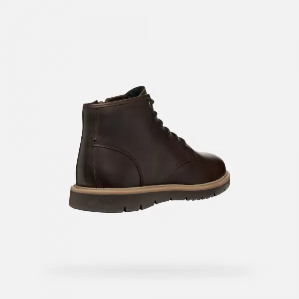  Pantofi pentru bărbați GEOX POVE G011452 MARO ÎNCHIS 