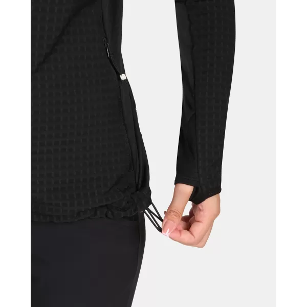 Hanorac de damă din fleece KILPI FRENSIS-W ZL0203KI NEGRU 