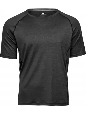 Tricou pentru bărbați TEE JAYS | TJ 7020 MELANGE NEGRU