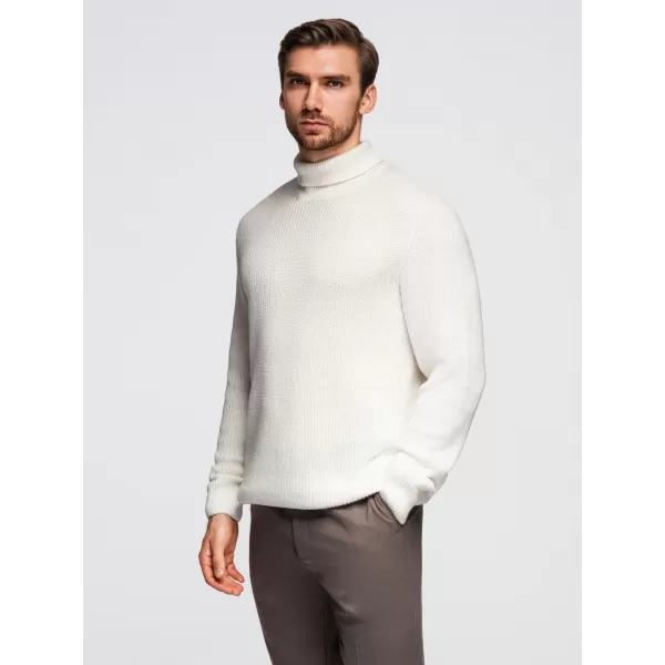  Pulover pentru bărbați OMBRE OM-SWTN-0162 ALB 