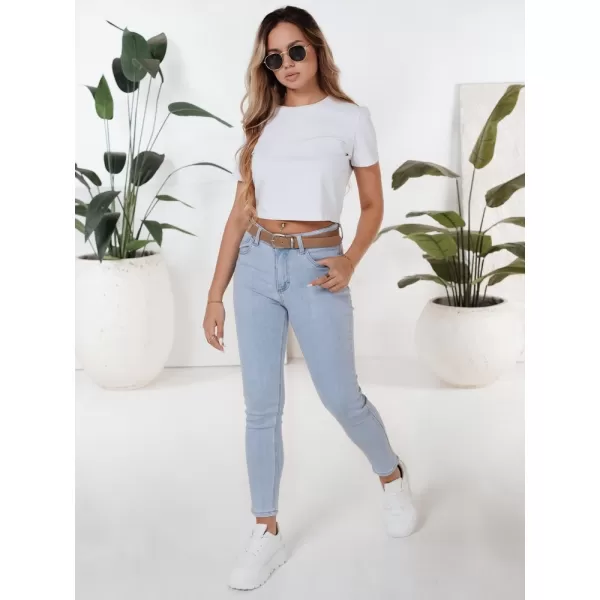  Pantalonii pentru doamne DSTREET UY2679 ALBASTRU 