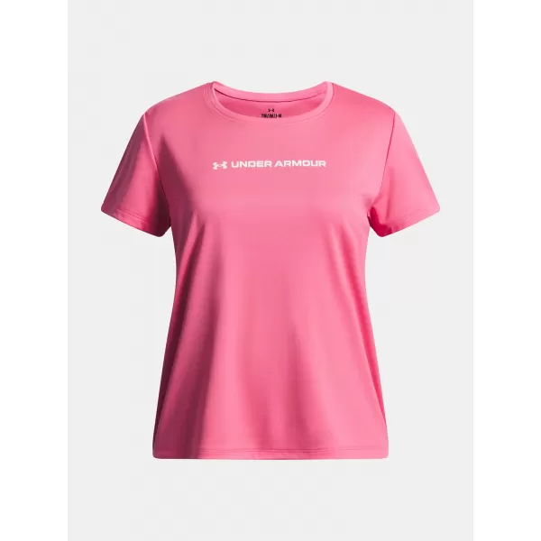  Tricou fetita UNDER ARMOUR TECH WORDMARK GRAPHIC SS 6005136-672 ROZ 