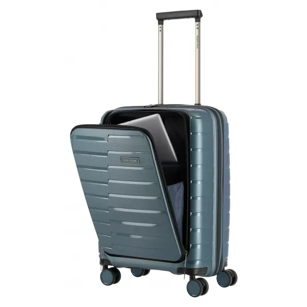  Valiză TRAVELITE AIR BASE 4W S FRONT POCKET ALBASTRU CA GHEATA 