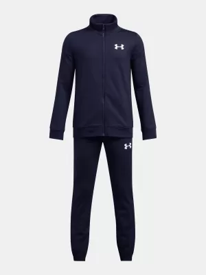 Trusa pentru baieti UNDER ARMOUR UA RIVAL KNIT TRACK SUIT ALBASTRU