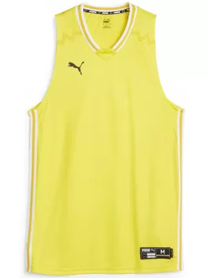 Jersey pentru bărbați PUMA HOOPS TEAM GAME JERSEY 67662805 CYBER ​​GALBEN