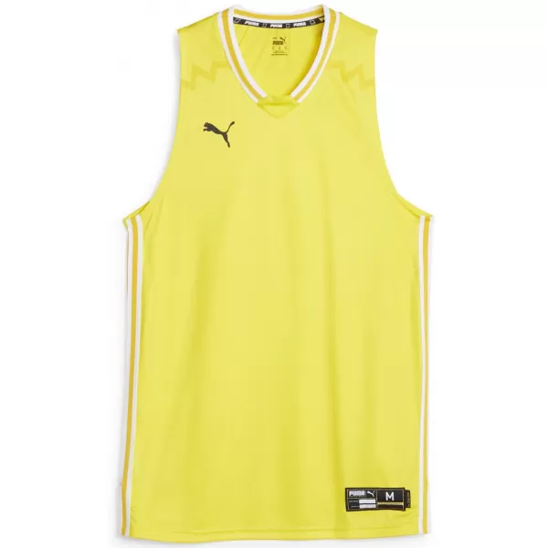 Jersey pentru bărbați PUMA HOOPS TEAM GAME JERSEY 67662805 CYBER ​​GALBEN 