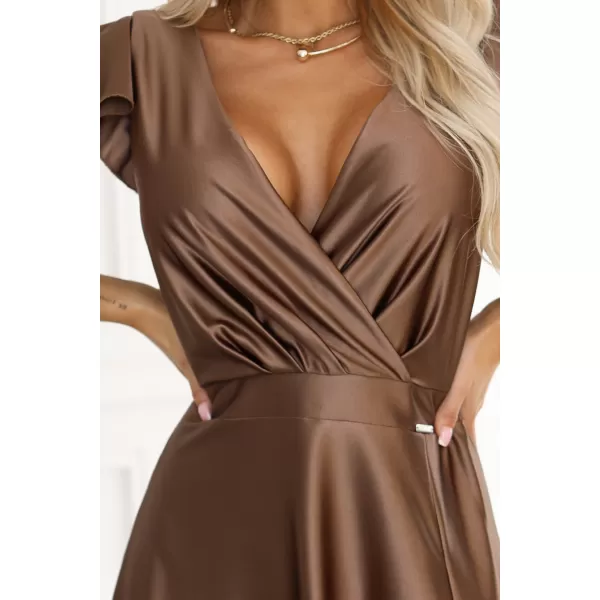  Rochie NUMOCO 411-14 MOCHA MOUSSE 