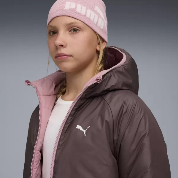  Sacou PUMA REVERSIBLE PUFFER JACKET 68840765 ROZ POSED 