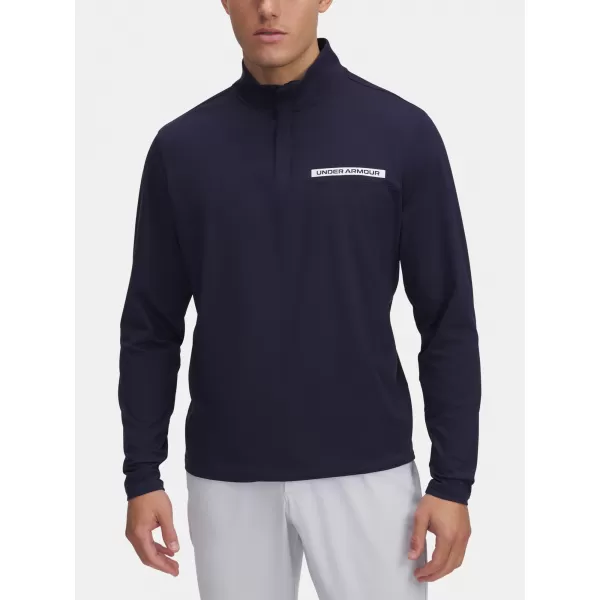  Hanorac pentru bărbați UNDER ARMOUR UA T2G 1/4 ZIP 1389878-410 ALBASTRU 