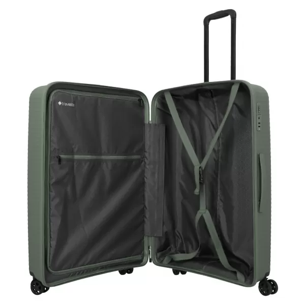  Valiză TRAVELITE Air Stripe S,M,L Slim VERDE 