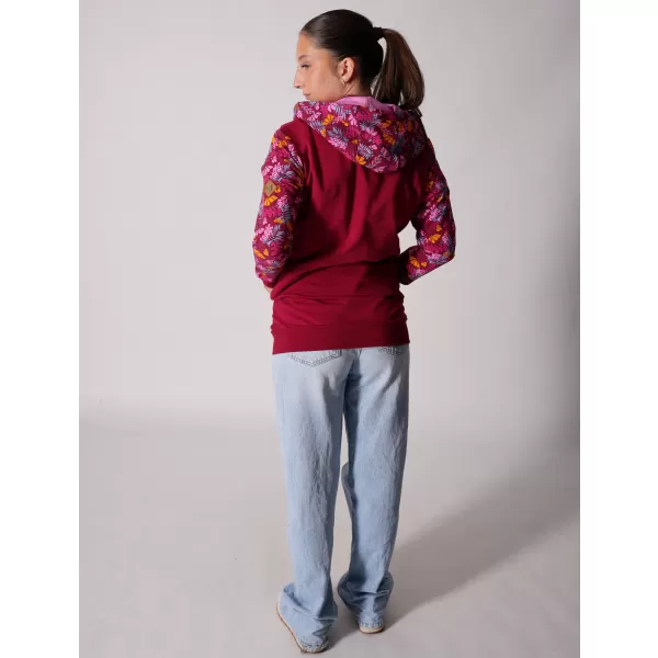  Hanorac de dama ALTISPORT GALAH BURGUNDIA 