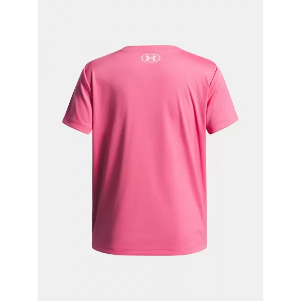  Tricou fetita UNDER ARMOUR TECH WORDMARK GRAPHIC SS 6005136-672 ROZ 