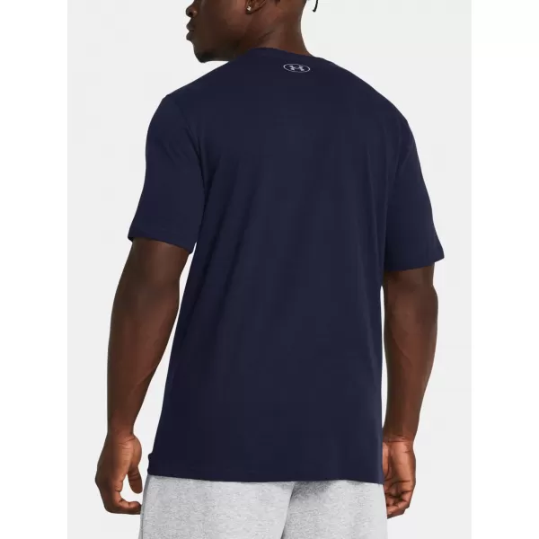  Tricou pentru bărbați UNDER ARMOUR UA GL FOUNDATION UPDATE SS 1382915-410 ALBASTRU 