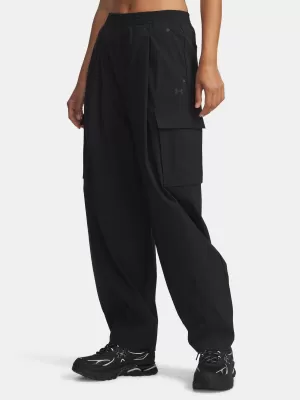 Pantaloni sport de damă UNDER ARMOUR UA UNSTOPPABLE RSTOP CARGO 6007025-001 NEGRU