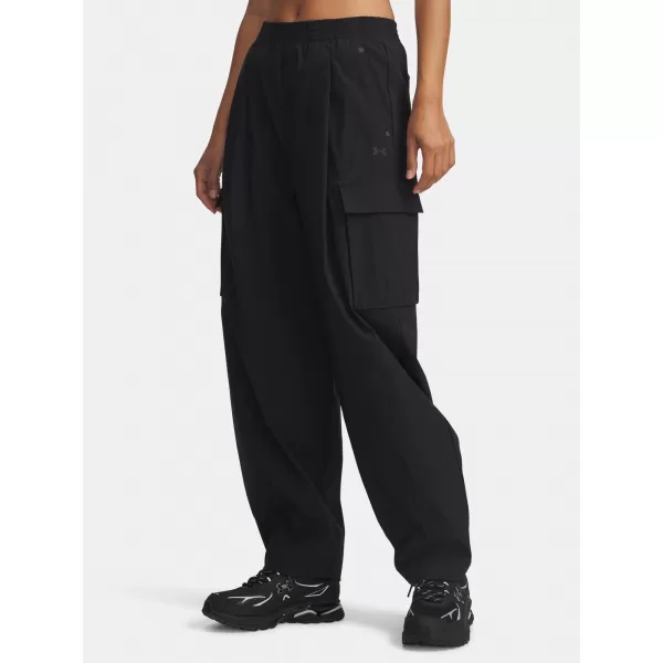  Pantaloni sport de damă UNDER ARMOUR UA UNSTOPPABLE RSTOP CARGO 6007025-001 NEGRU 