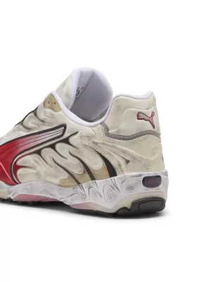 Pantofi pentru bărbați PUMA INHALE DISTRESSED 40453202 ZĂPADĂ ALPINĂ/PENTRU TOATE TIMPURILE ROȘII