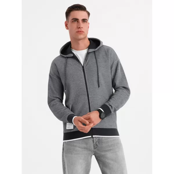  Panoul pentru bărbați OMBRE OM-SSZP-0210 NEGRU 