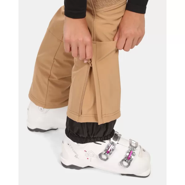  Pantaloni de schi pentru femei KILPI DIONE-W ZL0408KI BEJ 