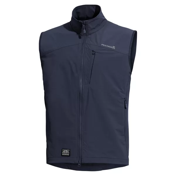  Vesta pentru bărbați PENTAGON ELITE SOFTSHELL VEST K04014 ALBASTRU MIEZUL NOPȚII 