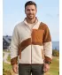 Hanorac pentru bărbați din fleece ALTISPORT GANAN BEJ