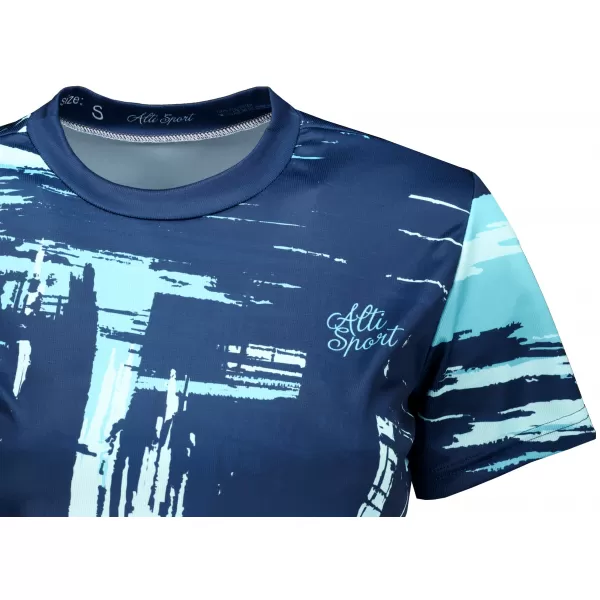  Crop top de damă premium ALTISPORT VOJ/ALW010TR07 KRÁLOVSKÁ ALBASTRU REGAL 