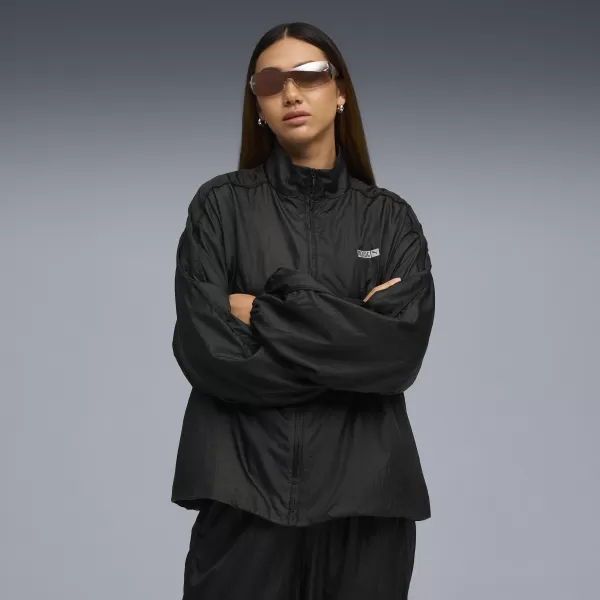  Geacă pentru doamne PUMA X ROSÉ T7 TRACK JACKET 63379301 PUMA NEGRU 