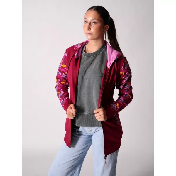  Hanorac de dama ALTISPORT GALAH BURGUNDIA 