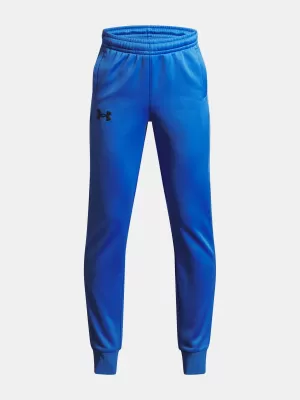 Pantaloni de trening pentru băieți UNDER ARMOUR UA ARMOUR FLEECE JOGGERS 1373543-402 ALBASTRU