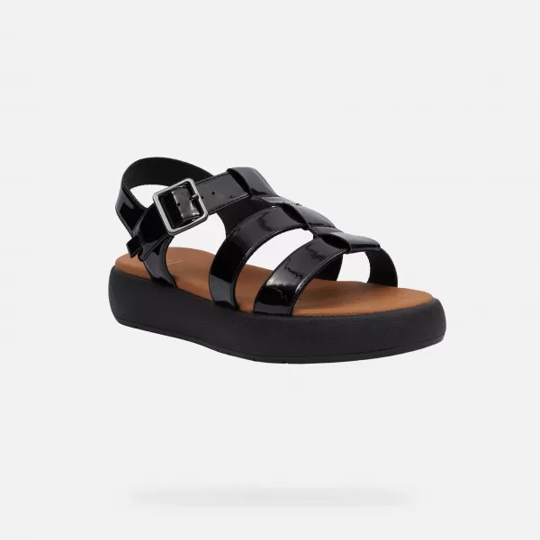 Sandale de dama GEOX CAMALEI NEGRU 