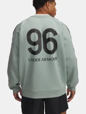 Hanorac pentru bărbați UNDER ARMOUR M'S 96 TERRACE CREW NECK 1390111-348 VERDE