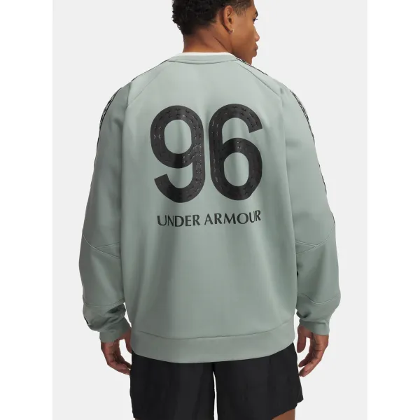  Hanorac pentru bărbați UNDER ARMOUR M'S 96 TERRACE CREW NECK 1390111-348 VERDE 