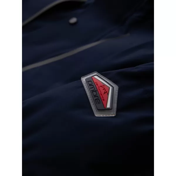  Geacă de iarnă pentru bărbați OMBRE OM-JAHP-0306 ALBASTRU MARIN 