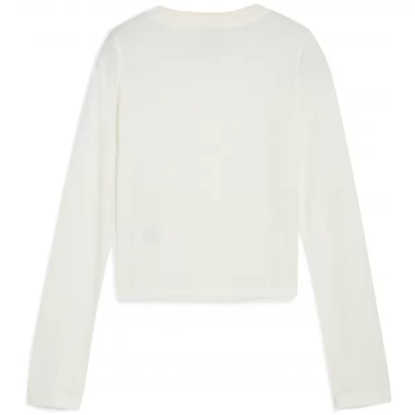  Cămaşă PUMA X ROSÉ LONGSLEEVE TEE 63380577 ALB CALD 