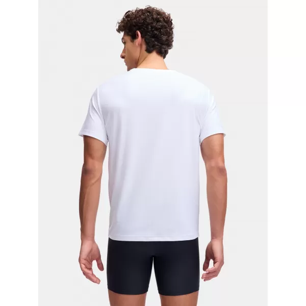  Tricou pentru bărbați UNDER ARMOUR M UA PERF TECH MESH CREW NECK-2PK 6007625-100 ALB 
