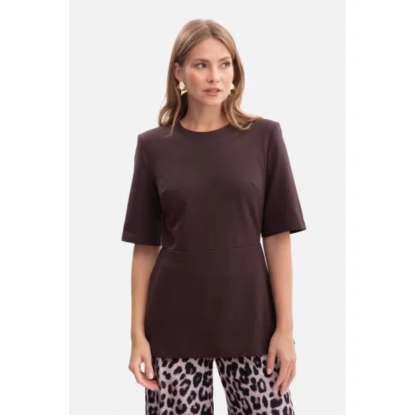  Bluza de dama BEWEAR B305 CIOCOLATA NEAGRA 