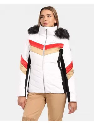 Jachetă de schi pentru femei KILPI LIN-W ZL0109KI ALB