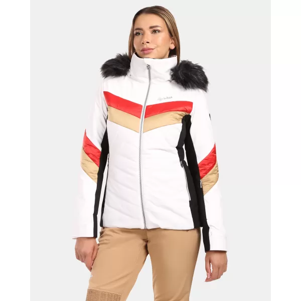  Jachetă de schi pentru femei KILPI LIN-W ZL0109KI ALB 