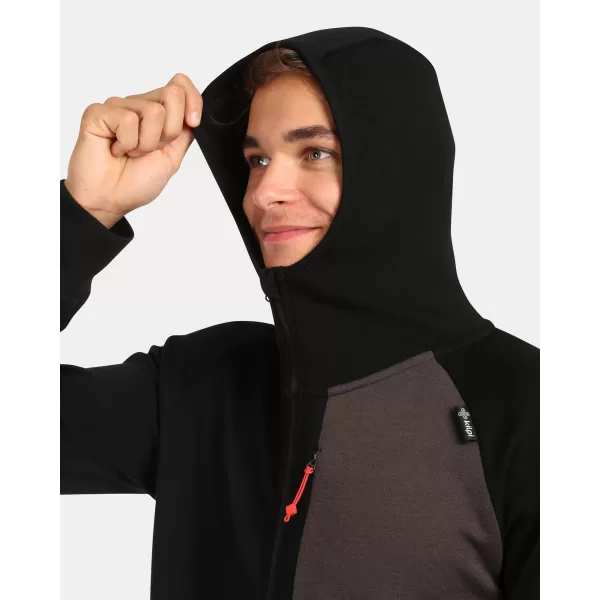  Pulover pentru bărbați KILPI MERINI-M ZM0201KI NEGRU 